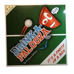 DRINK-A-PALOOZA Party Drinking Board Game: Fun Party Games for Adults open box